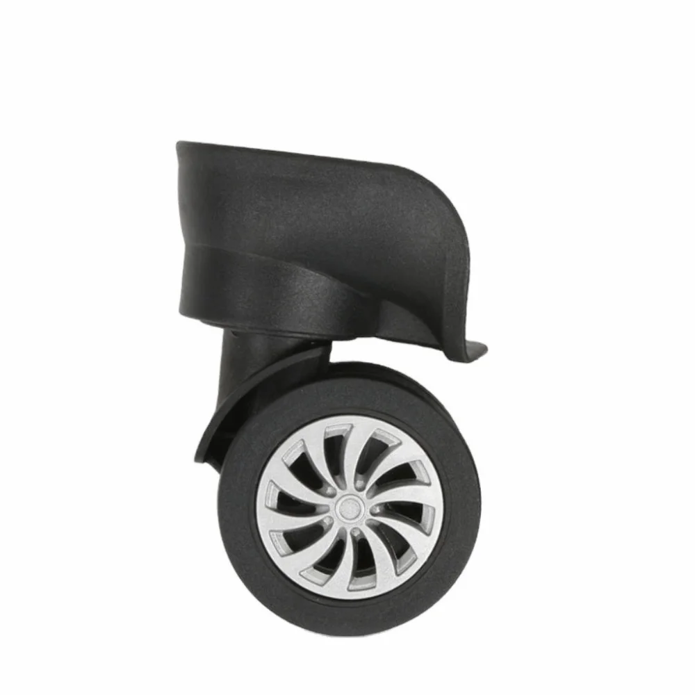 

4Pcs Universal Luggage Suitcase Wheels 360 Degree Replacement Parts Luggage Swivel Wheels Silent Black Trolley Case Roller Bags