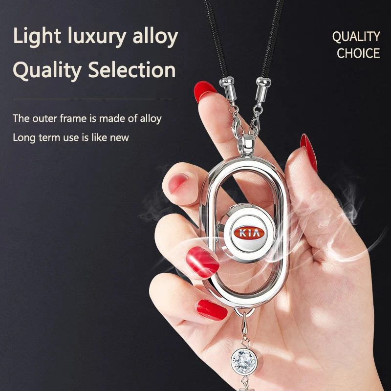 

1pcs New Car Perfume Pendant Air Freshener Hanging Perfume For KIA Ceed Sportage Rio Proceed K5 Optima Sedona Forte Cerato Venga