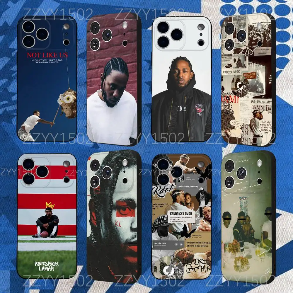 

K-Kendrick Lamar Not Like Us Phone Case For iPhone 17,16,15,14,13,12,Pro,Max,Plus,E,SE4,Air,Mini Black Funda Shell