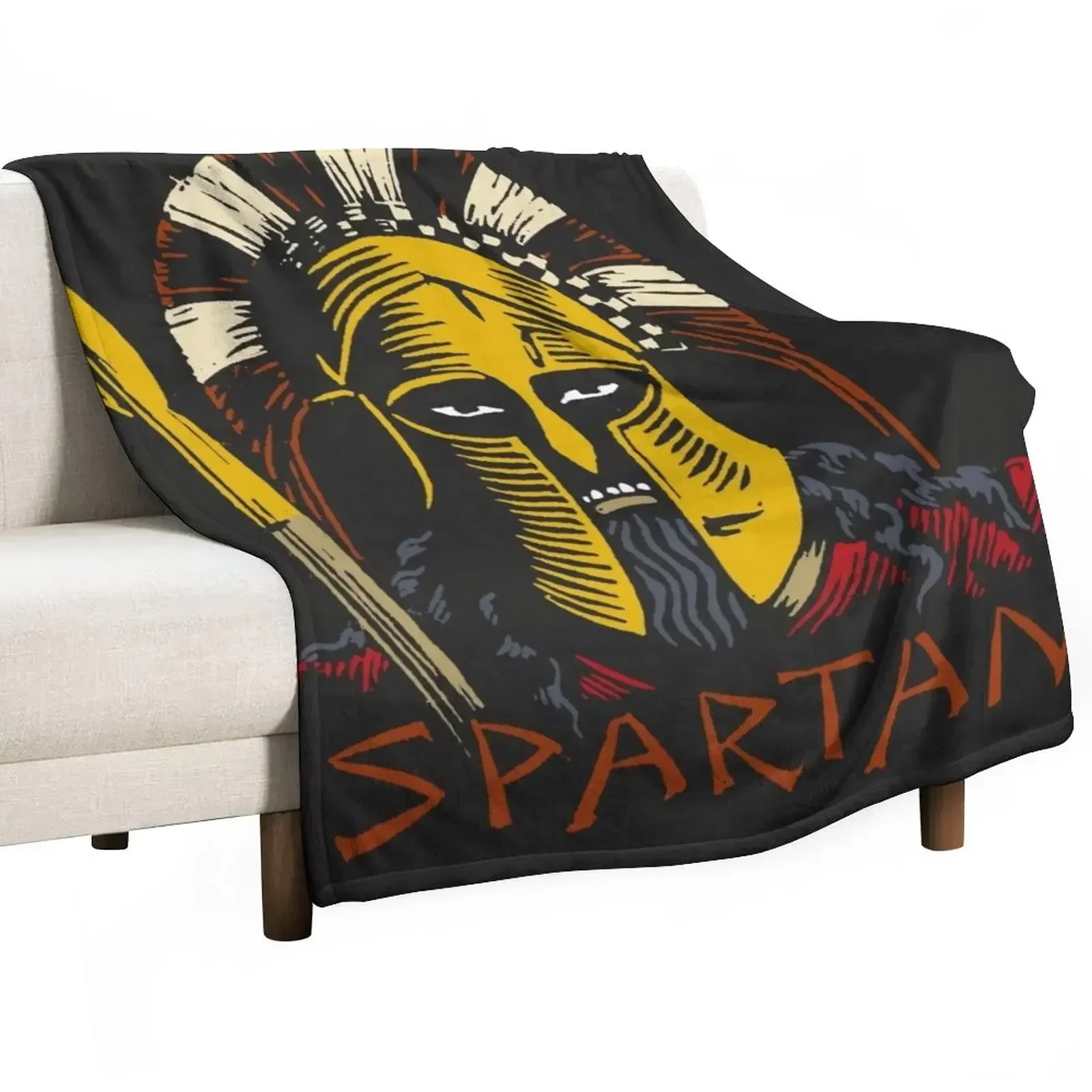 Spartan Throw Blanket halloween Giant Sofa Luxury Throw Blankets