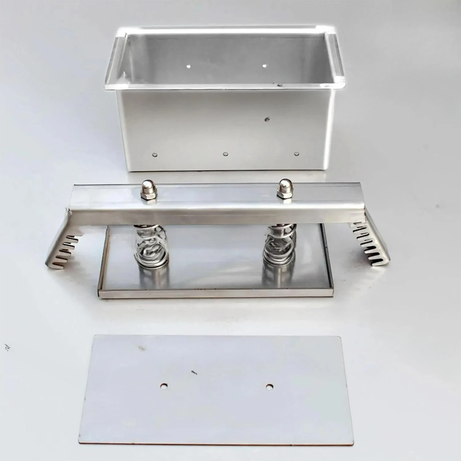 Factory Direct 2026 1KG Raw Meat Pressing Mold Stainless Steel Double Pressure Spring Ham Bacon Making Tool Steel Lunch Meat Pre