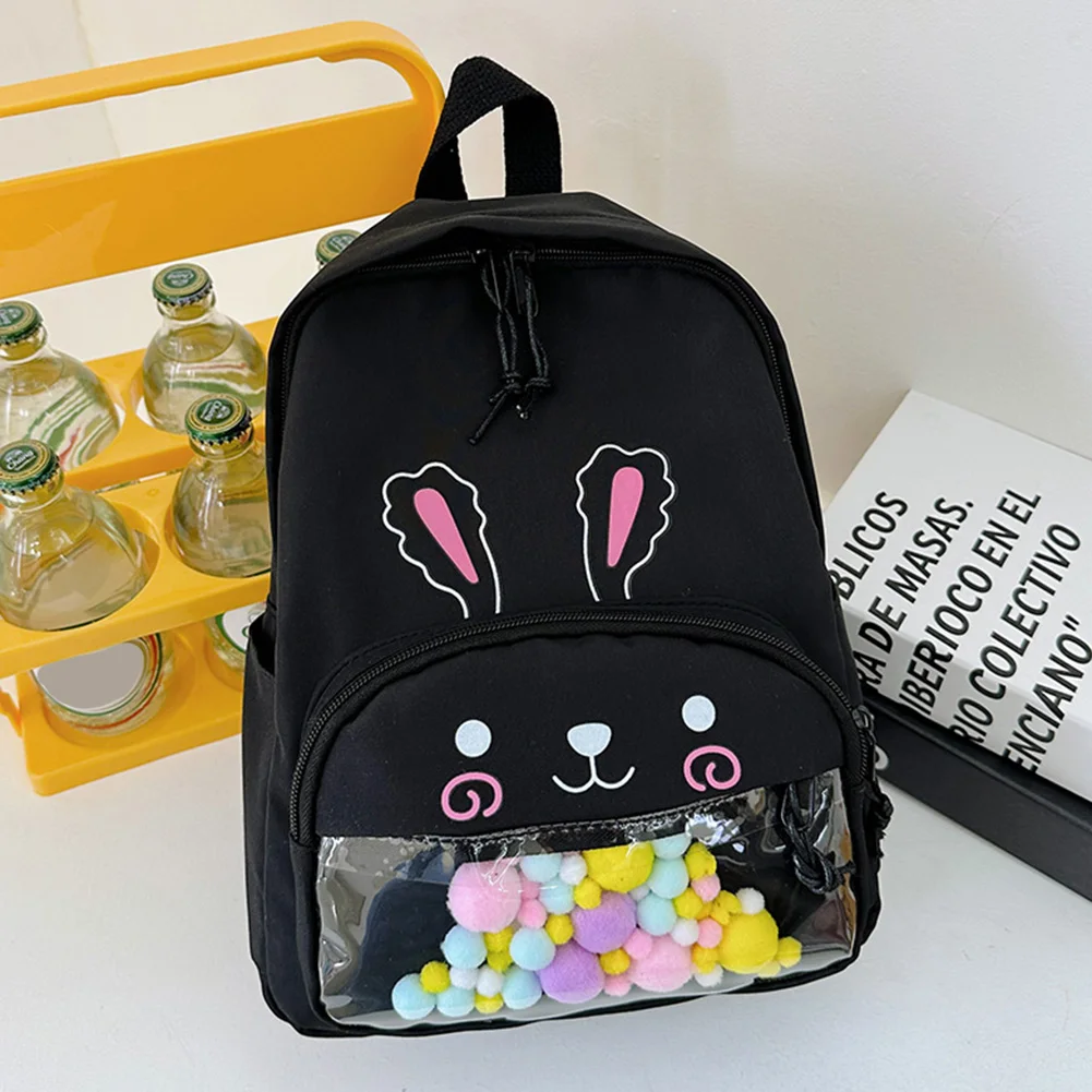 Tas Ransel Kecil TK Lucu Tas Sekolah Anak Trendi Tas Buku Kartun Kawaii Tas Ransel Motif Kelinci Tas Ransel Mini Travel