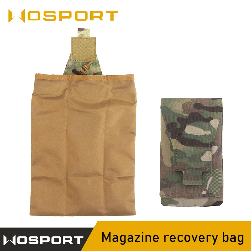 MOLLE Magazine Recovery Storage Bag Hunting Equipment Tactical Magazine Recovery Bag Quickly Foldable