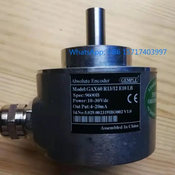 Analog signal 4~ 20mA and digital RS485 dual output GAX60R13/multi-turn absolute encoder