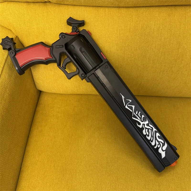 Cosplay Zenless Zone Zero Guns Billy The Kid Gun Revolver Prop Weapons Model Safety PU Rubber Halloween No Shotting
