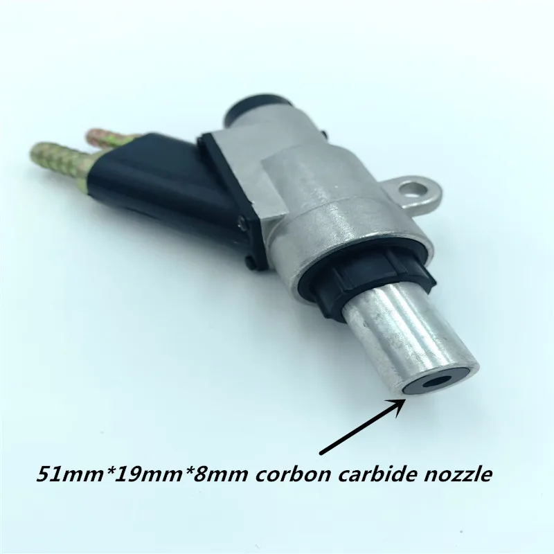 vapor Sand blast gun with 8mm boron carbide nozzle for water sandblaster cabinet sandblasting accessories