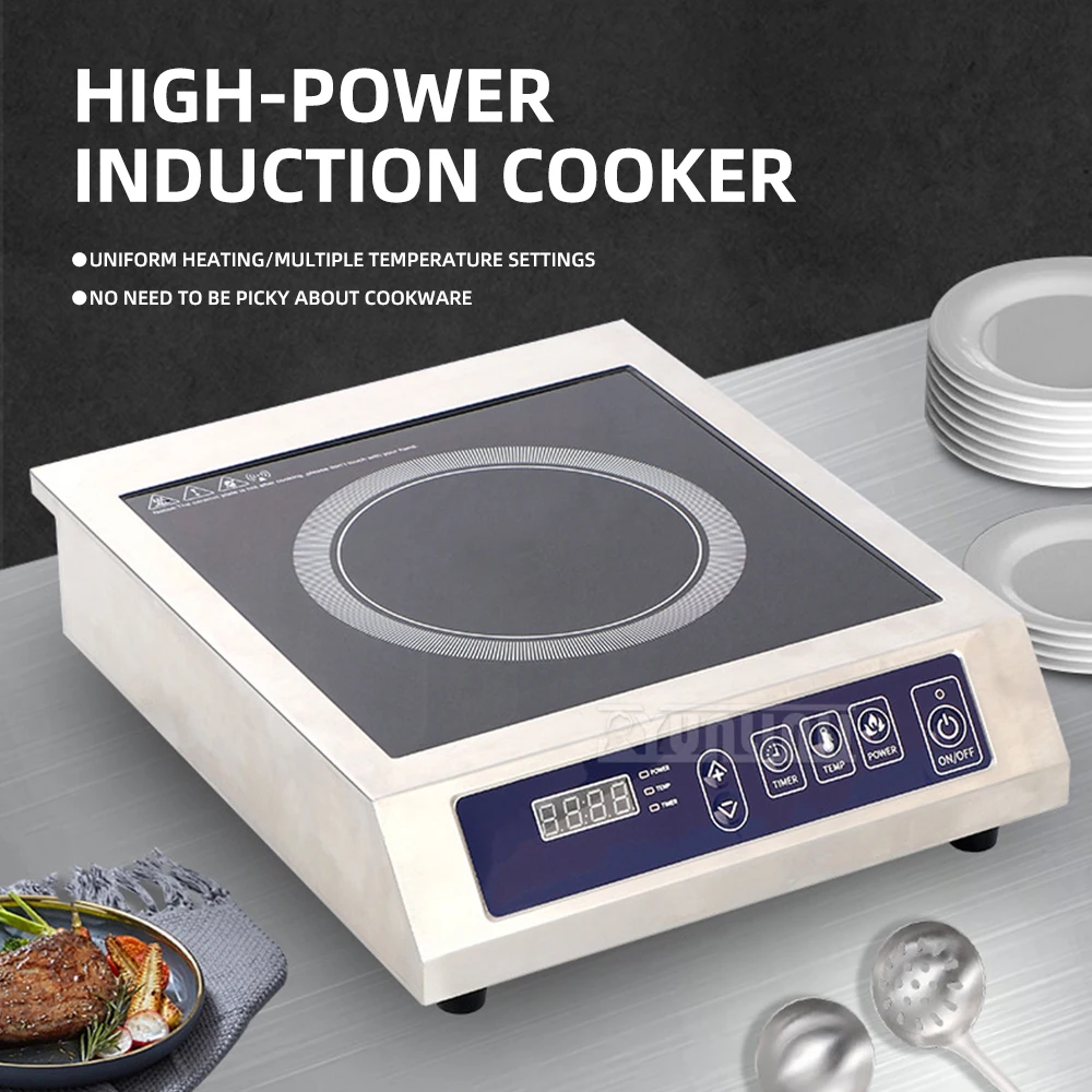 상업용 수프 요리 기계 일정한 온도 3500W 볶음 유도 밥솥 지능형 터치