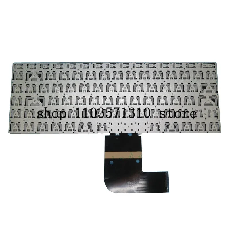 لوحة مفاتيح للكمبيوتر المحمول باللون الأزرق والفضي لـ Teclast F7 PLUS / F7S MB 3181004     F0005-004 XK-HS105 YMS-0177-B PRIDE-K3892 الروسية RU جديد