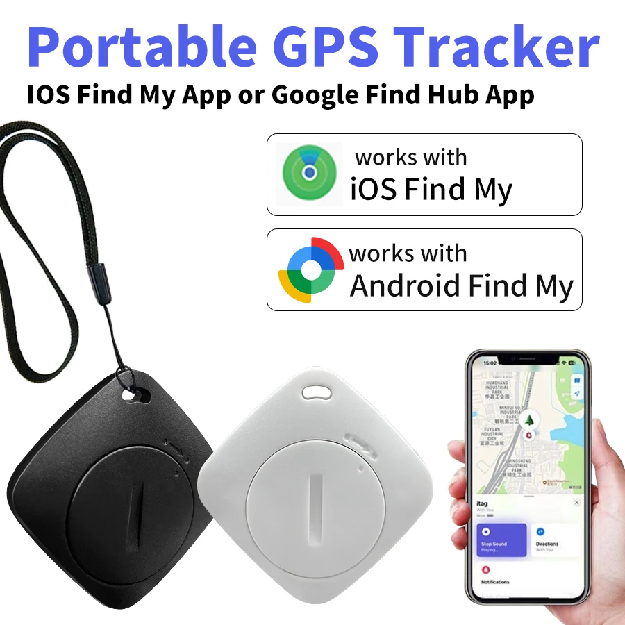 Air Tags Bluetooth GPS Tracker Finder AntiLost Tracking Device for IOS Android Google Find My App Pets Keychain Luggages Locator
