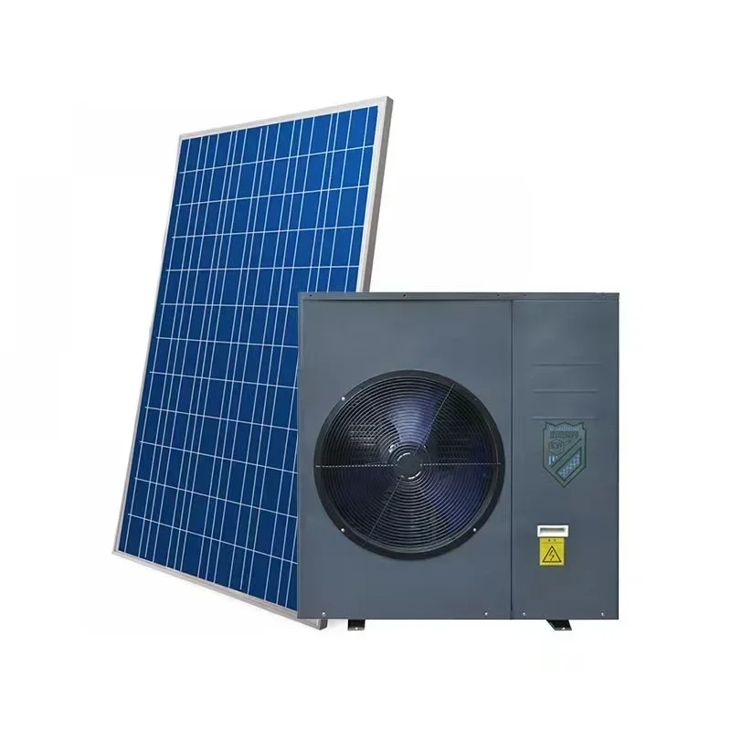 Sistema de bomba de calor con inversor DC GRAT y sistema de calentamiento solar para calefacción de viviendas y agua caliente sanitaria, sistema fotovoltaico