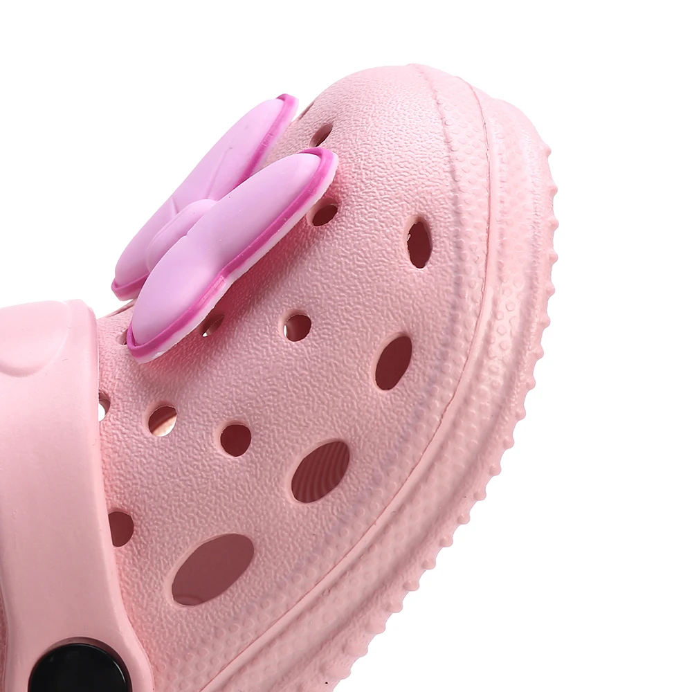 New Non-Slip Girls Sandals Garden Shoes Cute Big Bow Children Sandals Summer Kids Slippers Beach Kids Sandals