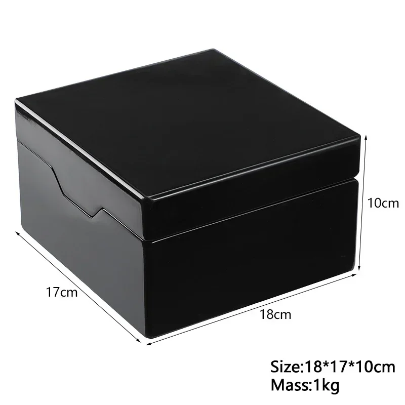 Red Solid Wood Paint Baking Convenient Switch Top-end Storage Watch Box Effectively Prevent Dust Magnetism Oxidation CR Box Gift