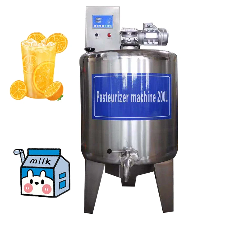 

Energy-efficient Automatic Mini Yoghurt Milk Pasteurization Machine Milk Pasteurizer Juice Sterilization Tank
