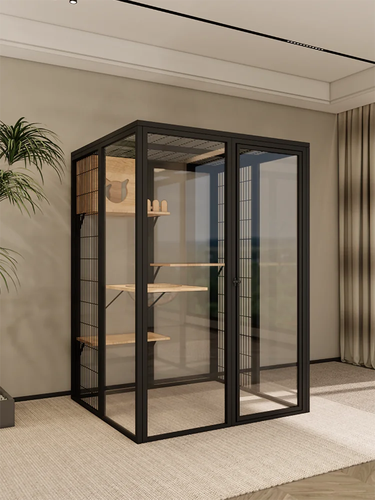 Panoramic glass  villa custom  cabinet  house  house large luxury oversized  cage pet store  house