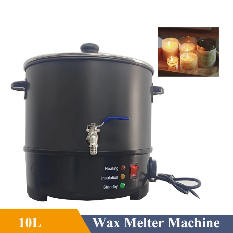 

10L Wax Melter 110V 220V Candle Melting Pot DIY Candle Making Pouring Machine Wax Warmer Heater Bucket