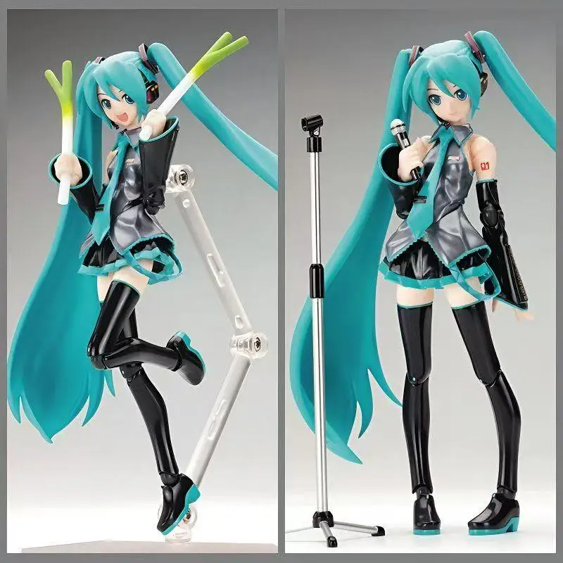 

Anime Surrounding Hatsune Miku Virtual Doll Singer Onion Niang Movable Small Hand Model Children's Toys.