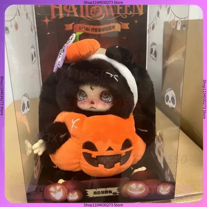 

【In Stock】Best Seller Adorable Lokiki Pumpkin Skeleton Rabbit Ghost Cat Angel Heart Hanging Card Collectible Toy Halloween Gift