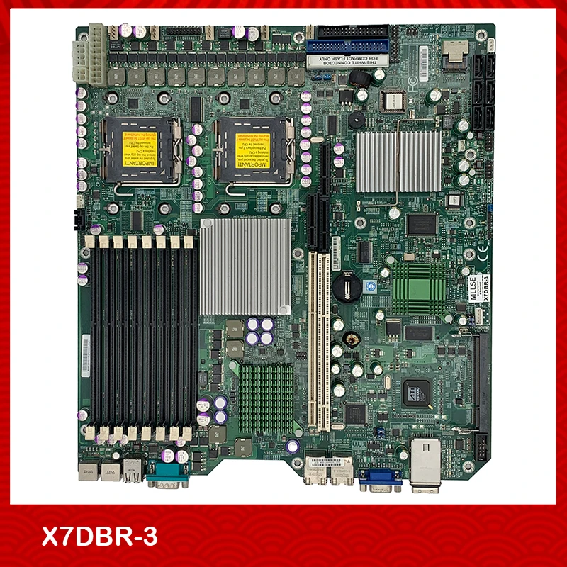 Sever Motherboard For  LGA771 ATX Intel 5000P SASX7DBR-3 MBD-X7DBR-3-B -X7DBR-3