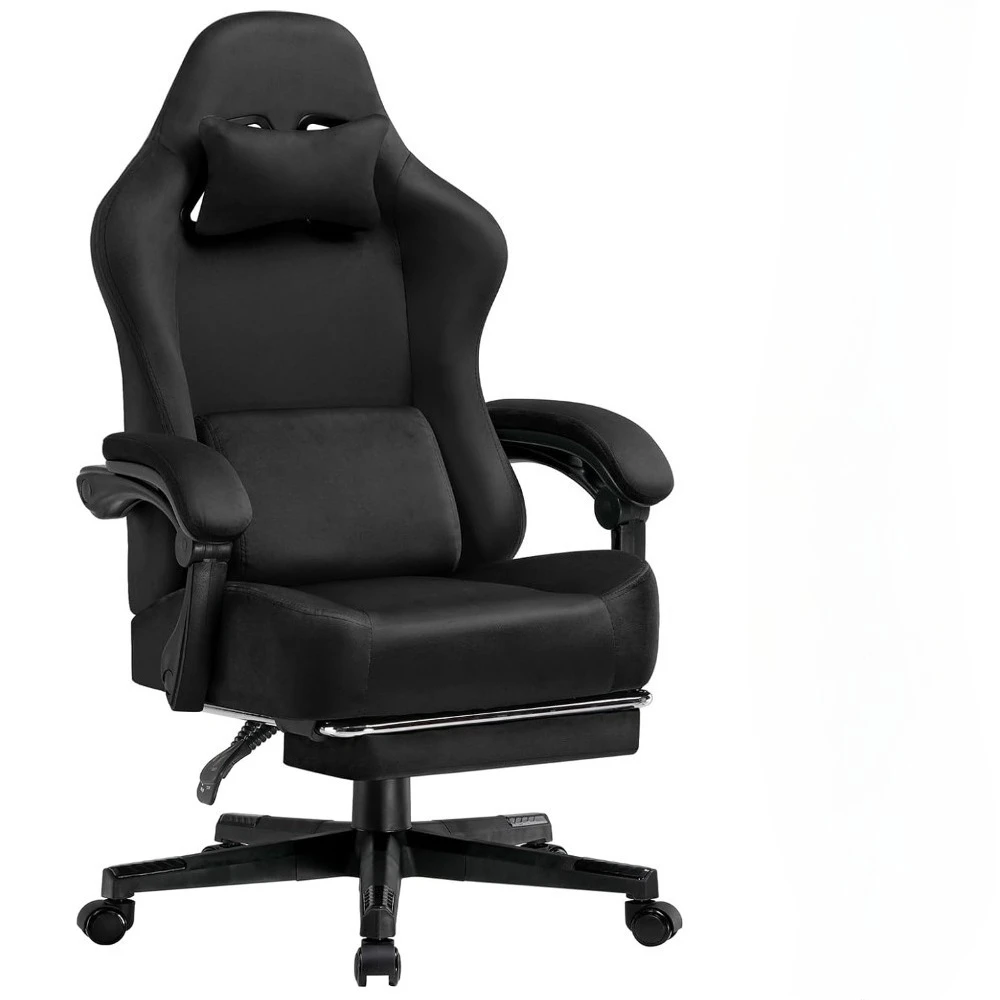 

Office Chair, with Footrest for Adults Lumbar Support Swivel Game Chairs, 350 LBS, with Pocket Spring Cushion, Office Chair