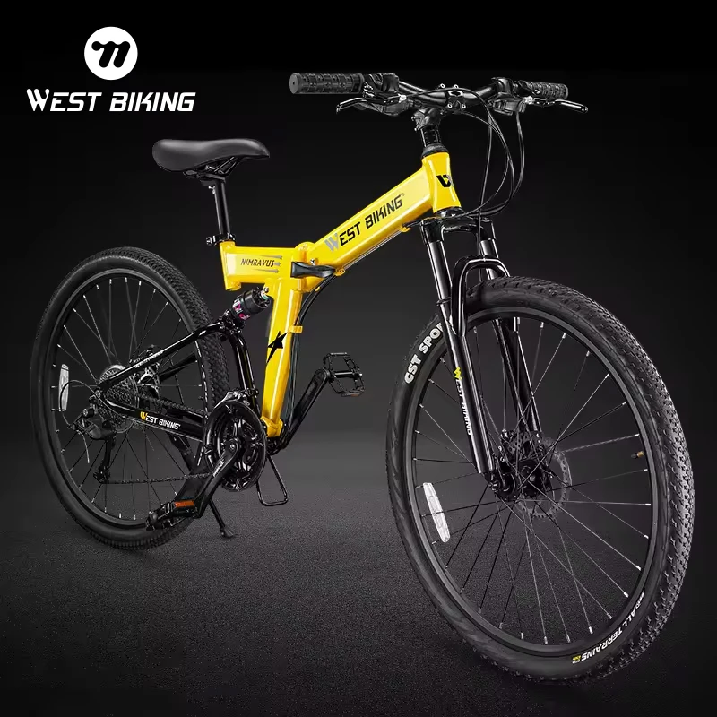 

WEST BIKING Foldable Double Disc Brake Smooth Speed Change Kids Bike Aluminium Alloy Anti Slip and Wear Resistance Kids Bicycle