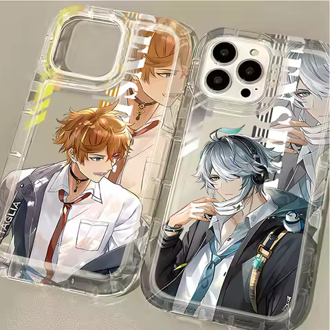 Genshin Impact Case for Samsung Galaxy S24 Ultra S23 S22 S21 FE S20 Plus Note 20 10 Pro A34 A54 A33 A53 Clear Tartaglia Cover