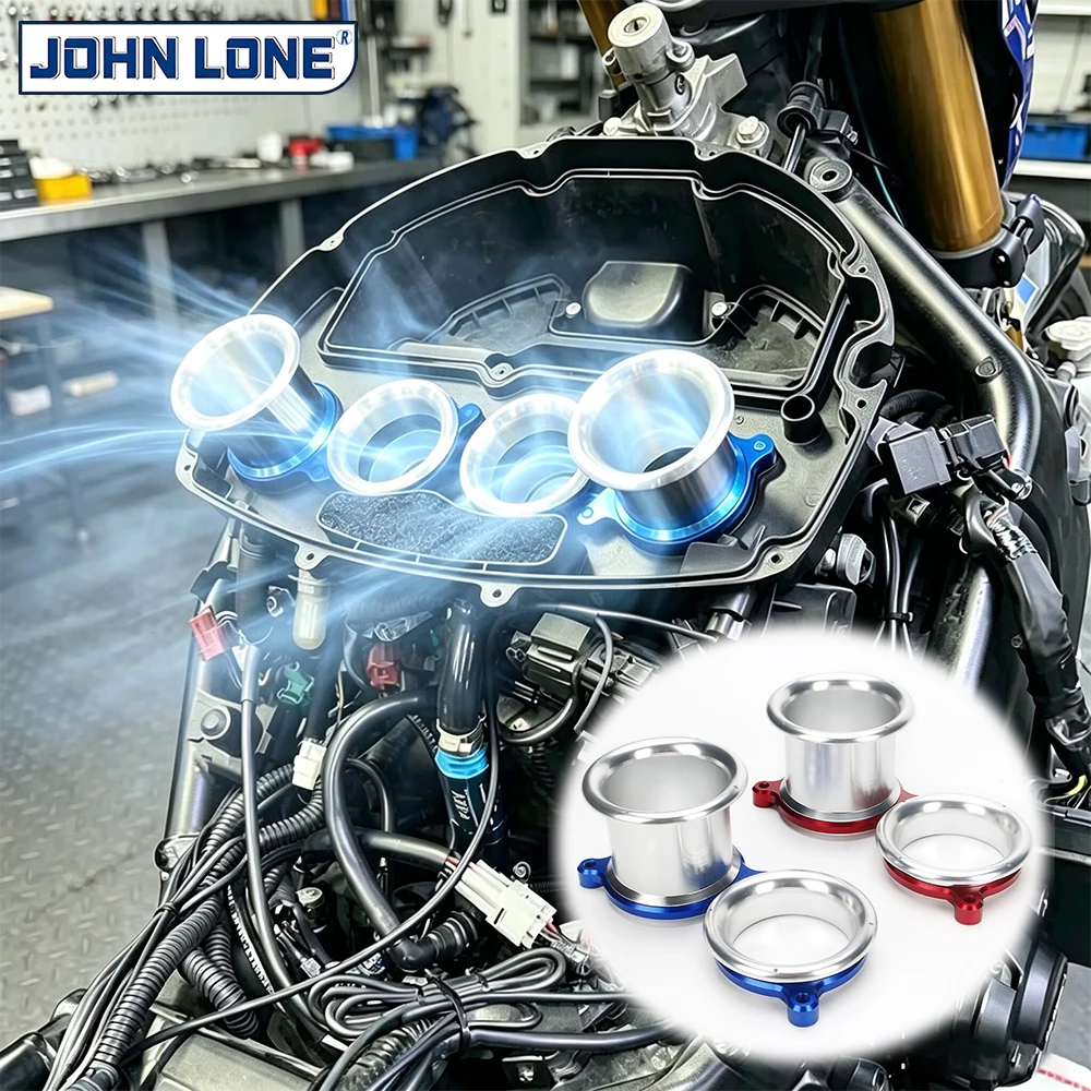 High‑Flow Intake Velocity Stacks Air Intake Cup For Suzuki GSX‑S1000F GSX‑S1000S Motorcycle Airbox Performance Accessories
