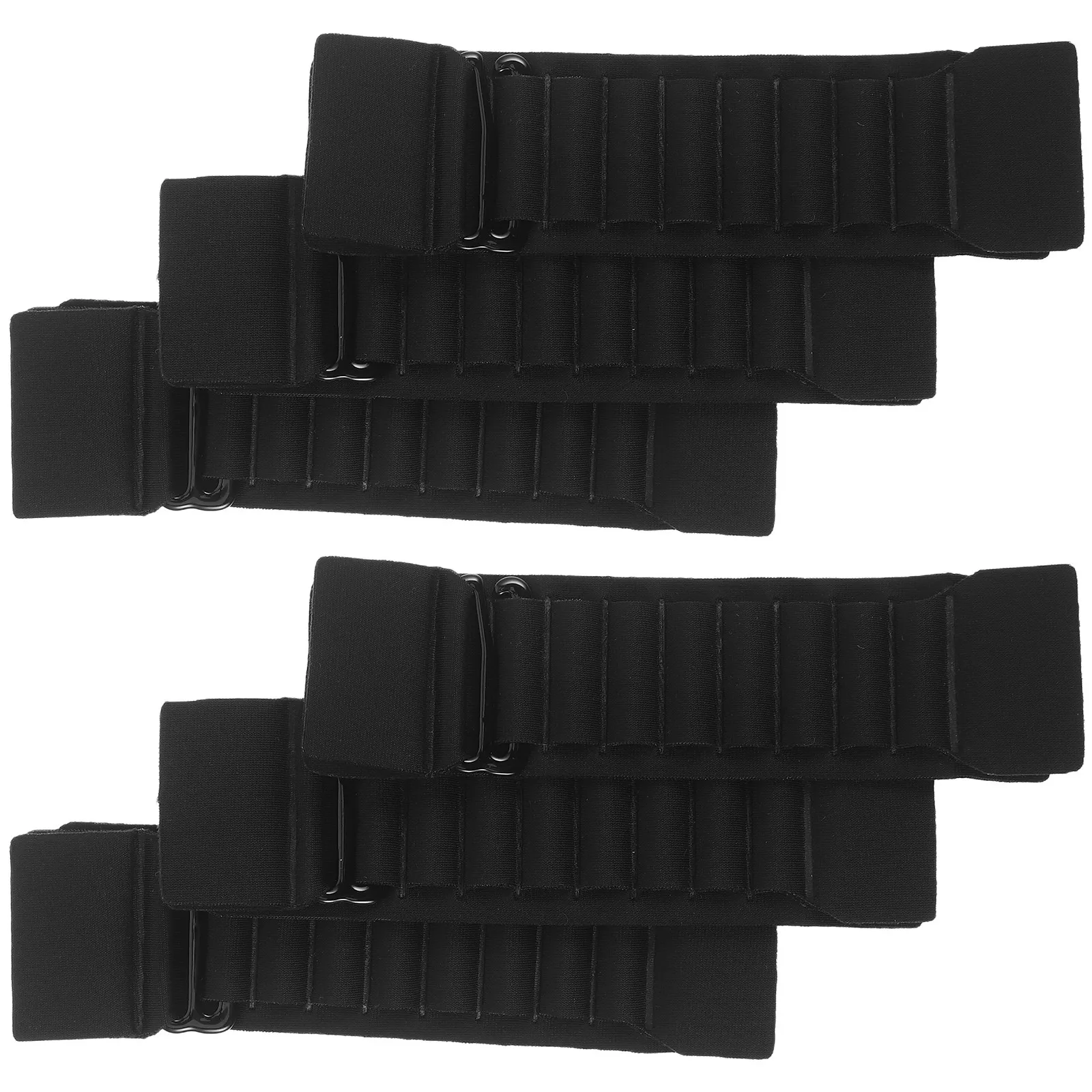 6Pcs Bra Strap Extenders Adjustable 8-Hole Elastic Buckle Extender for Sports Bras Swimsuits Dress Strap Replacement Clips