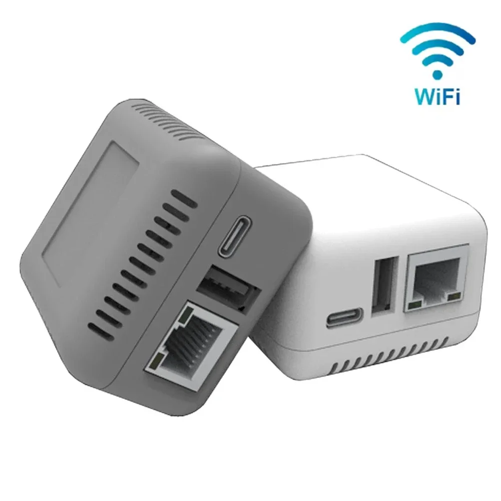 خادم الطباعة اللاسلكي يحول طابعة USB الخاصة بك إلى محول خادم الطباعة USB بمنفذين لشبكة WiFi