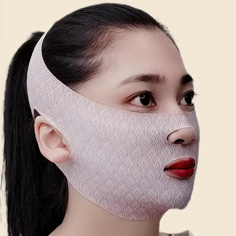 Elastic Face Slimming Bandage Sleep V Line Shaper Women Chin Cheek Lift Up Belt Reduce Double Chin Strap Skin Care Tools