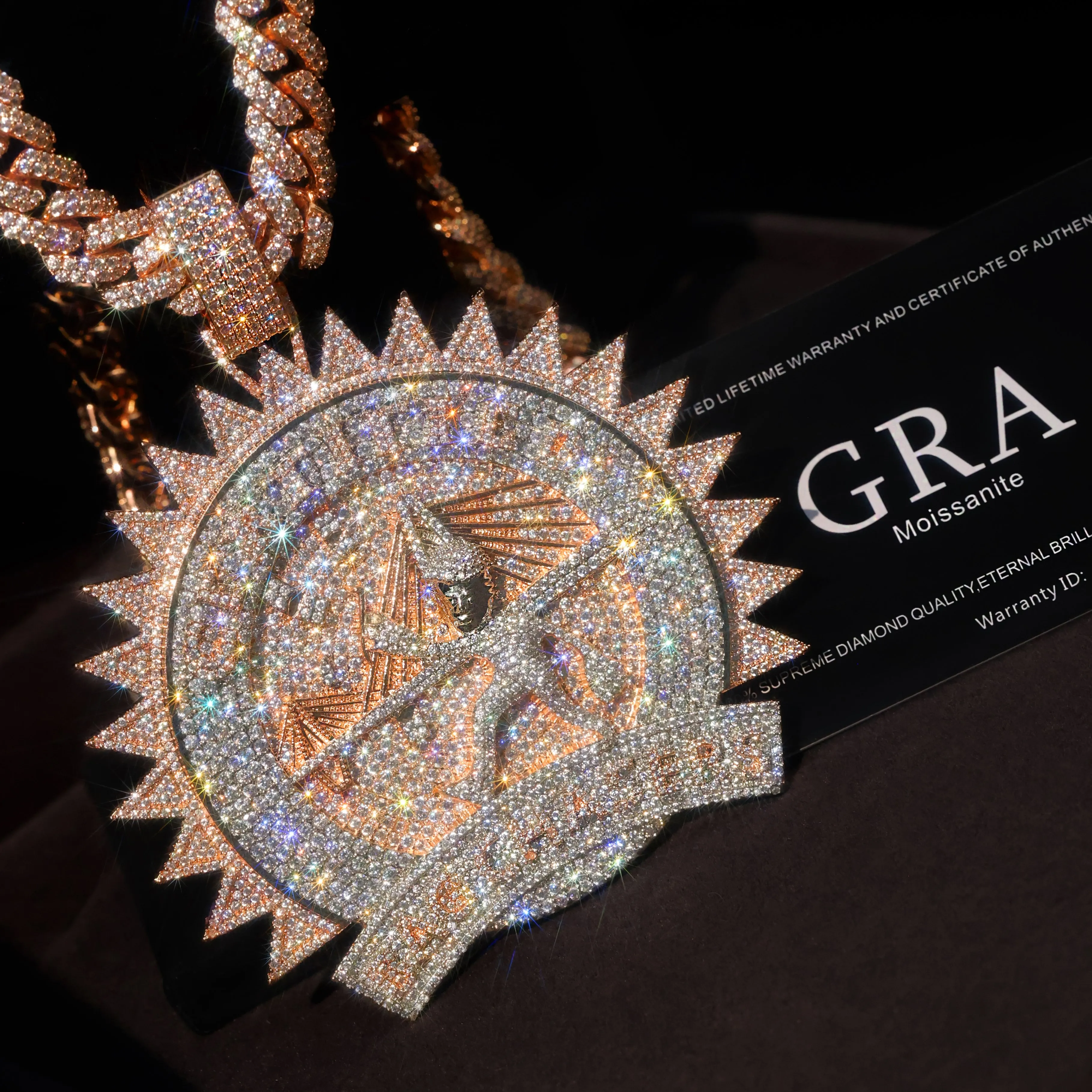 

Кулон-подвеска «Египетский Фараон» с матовым покрытием под старинное золото, с цирконом/муассанитом/серебром S925, для изготовления ювелирных изделий, аксессуары для творчества