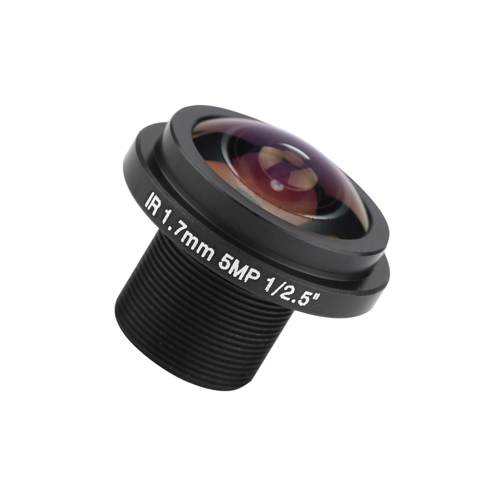 ZK40 5MP HD Fisheye Security Camera Lens 1.7mm Focal Length 185°CCTV Lens for Fisheye Security Cam