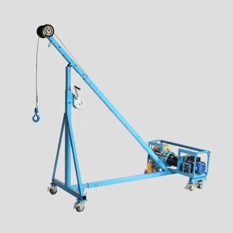 Factory Direct Folding Scalable Cranes Arm 120M Door and Window Glass Electric Hoist