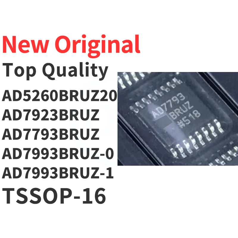

(10 Pieces) AD5260BRUZ20 AD7923BRUZ AD7793BRUZ AD7993BRUZ-0 AD7993BRUZ-1 TSSOP-16 New Original Chip IC