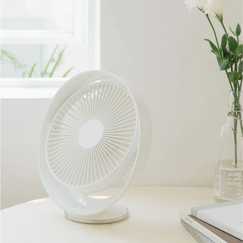 مروحة طاولة عمودية صغيرة محمولة ، مروحة أوراق الخريف