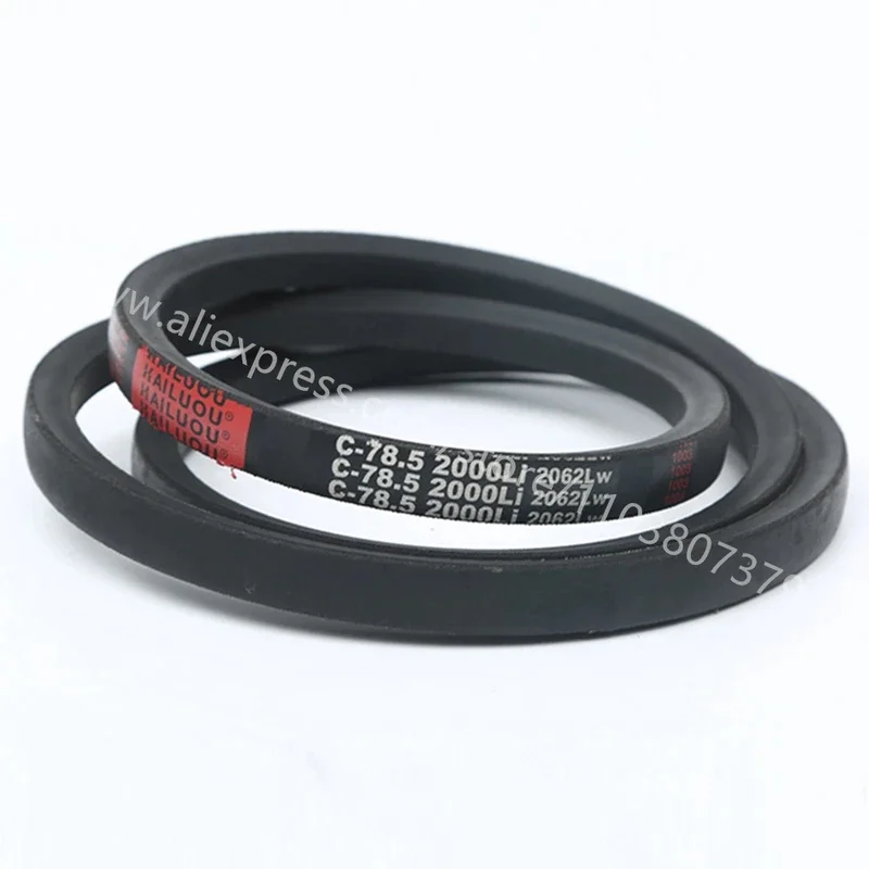 Oil Heat Resistant Anti-static Rubber Type C V Belt Drive Conveyor Belts Transmission Strap Li 1930mm-2718mm Low Elongation