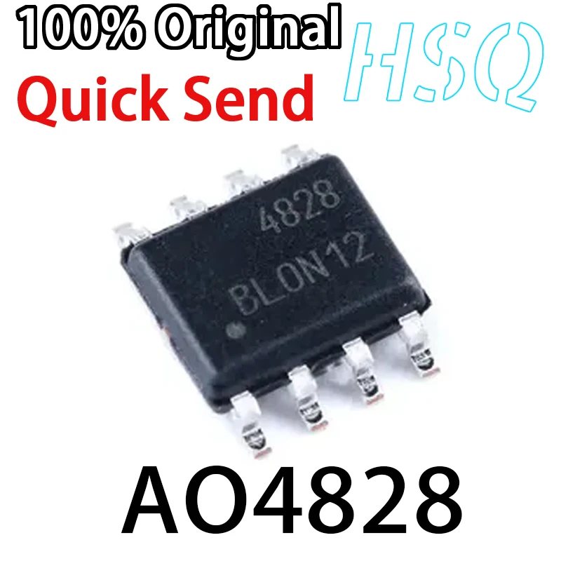 

10PCS New Original AO4828 4828 Dual N Channel 60V 4.5A MOS Field-effect Transistor SOP-8