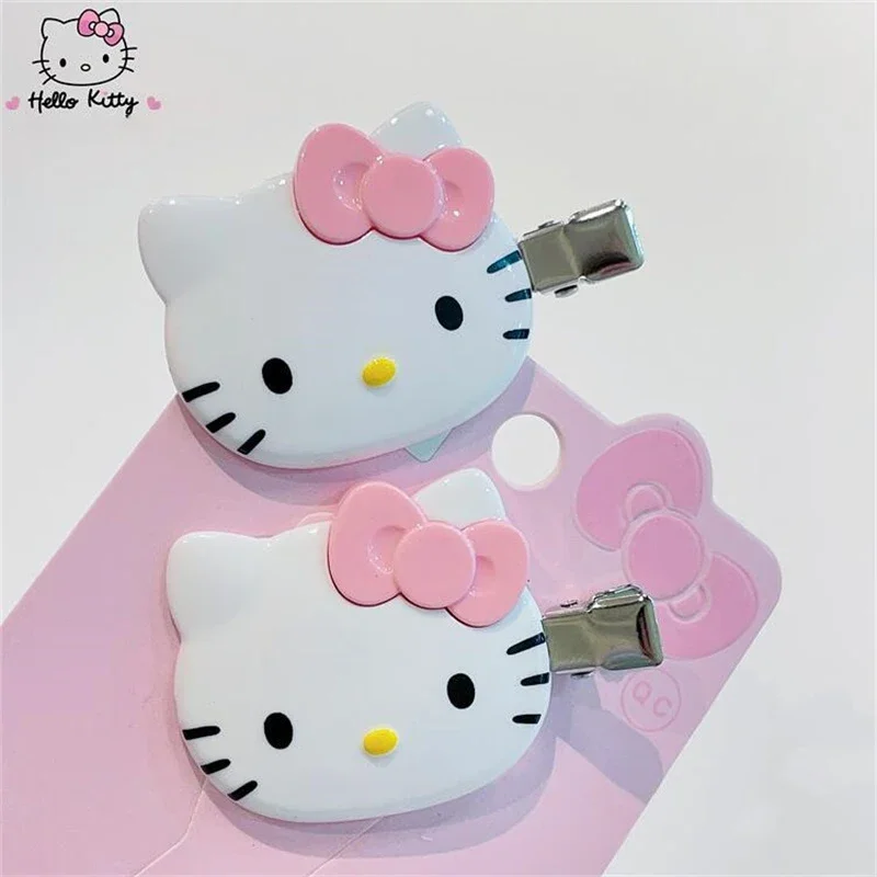 Sanrio Hello Kitty Hairpin Girls High-Looking Fashion Accessories Animation Cartoon Cute Hair Accessories Children's Gifts