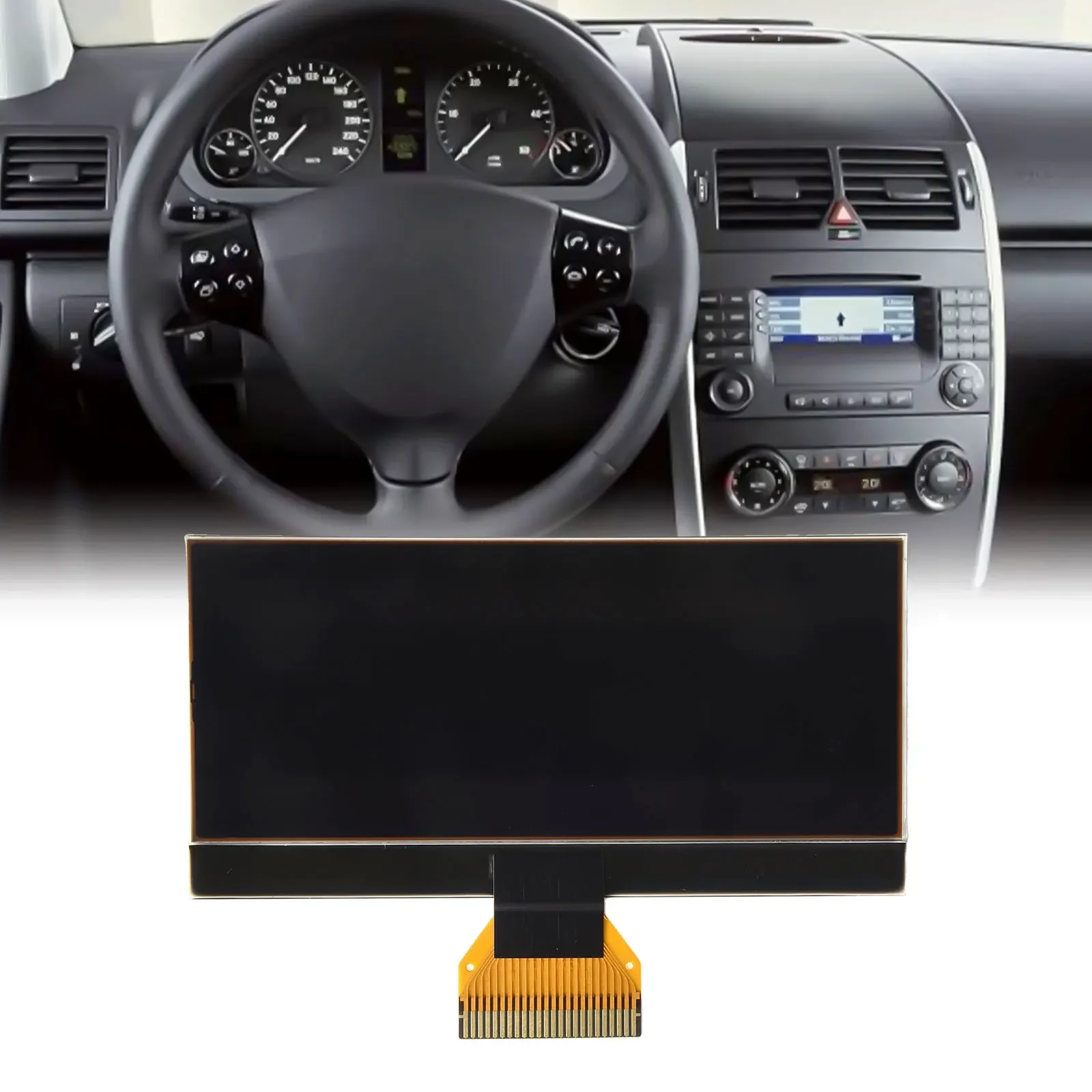 

1pc Direct Replacement LCD Display For Mercedes A/B Class - Black, High Quality LCD, A1695400448/0263643242, Quick Installation
