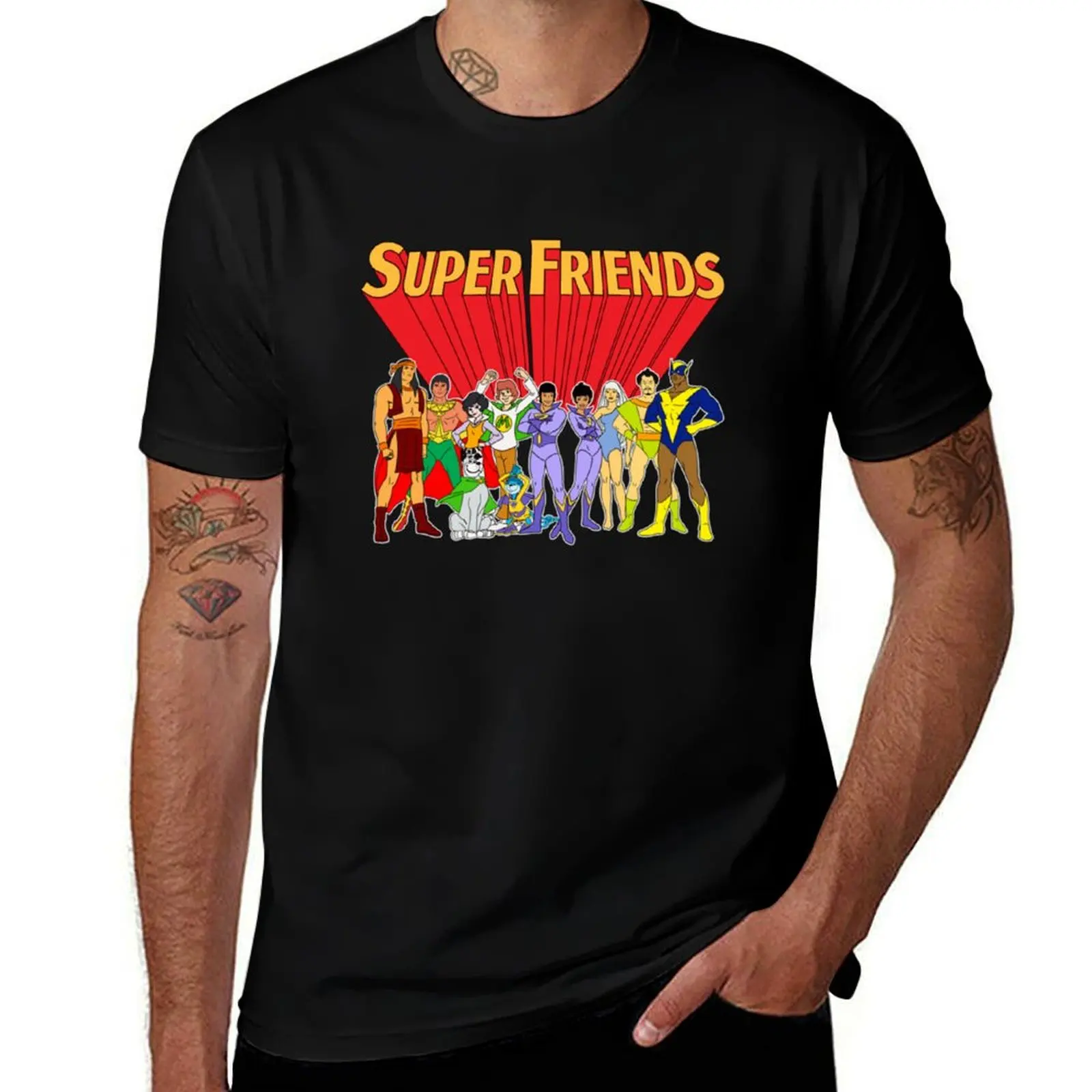 Super Friends Super Friends T-Shirt Fashion Letter Print T-Shirt