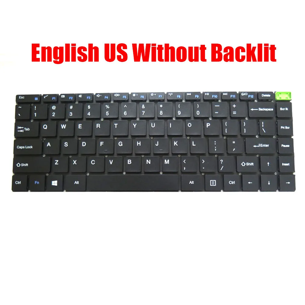 Imagem -03 - Teclado Inglês Checo para Chuwi Aerobook Pro us cz Retroiluminado Novo Cwi510 Cwi509 Cwi510 Eua