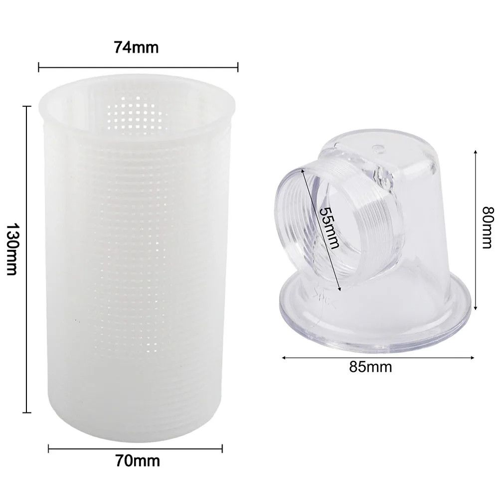Insert Components Kit Compatible with For SPS25 For SPS50 For SPS75 For SPS100 Circulator Pumps Transparent Pre Filter Cover