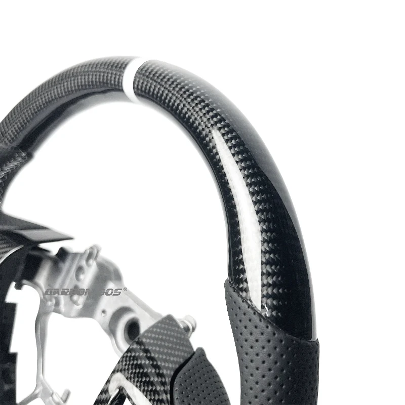 

Suitable Black Carbon Fiber Steering Wheel GS IS250 IS350 CT RC NX IS Old Upgrade to New Auto Accessories L