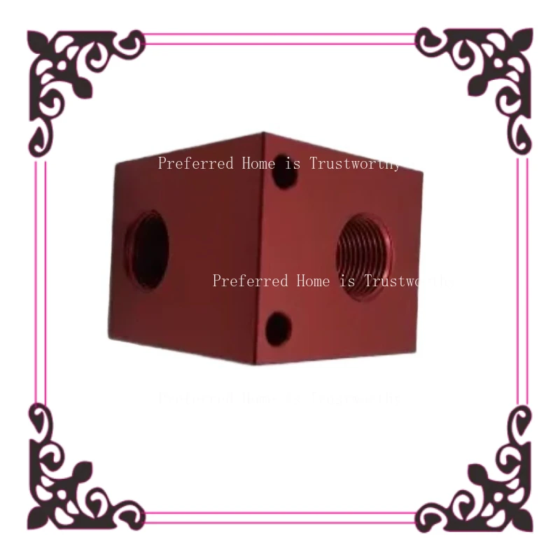

Hydraulic solenoid Valve Seat Valve Block V2068 Pressure Relief valve block G1/4 G3/8 connector thread