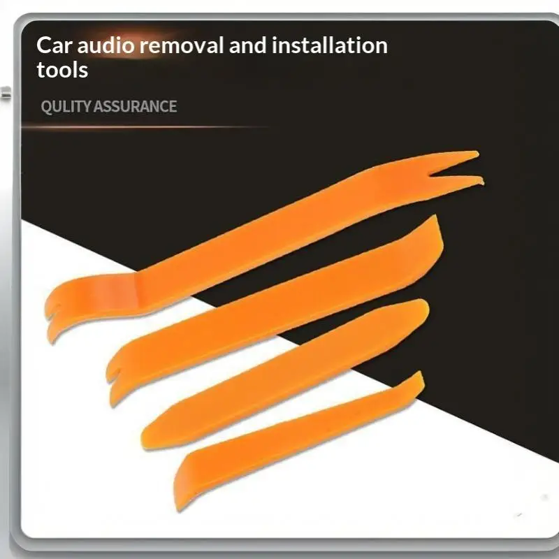 4Pcs Car Panel Removal Tool Kit Professional Grade Nail Puller for Auto Audio Door Trim Modification Enthusiasts
