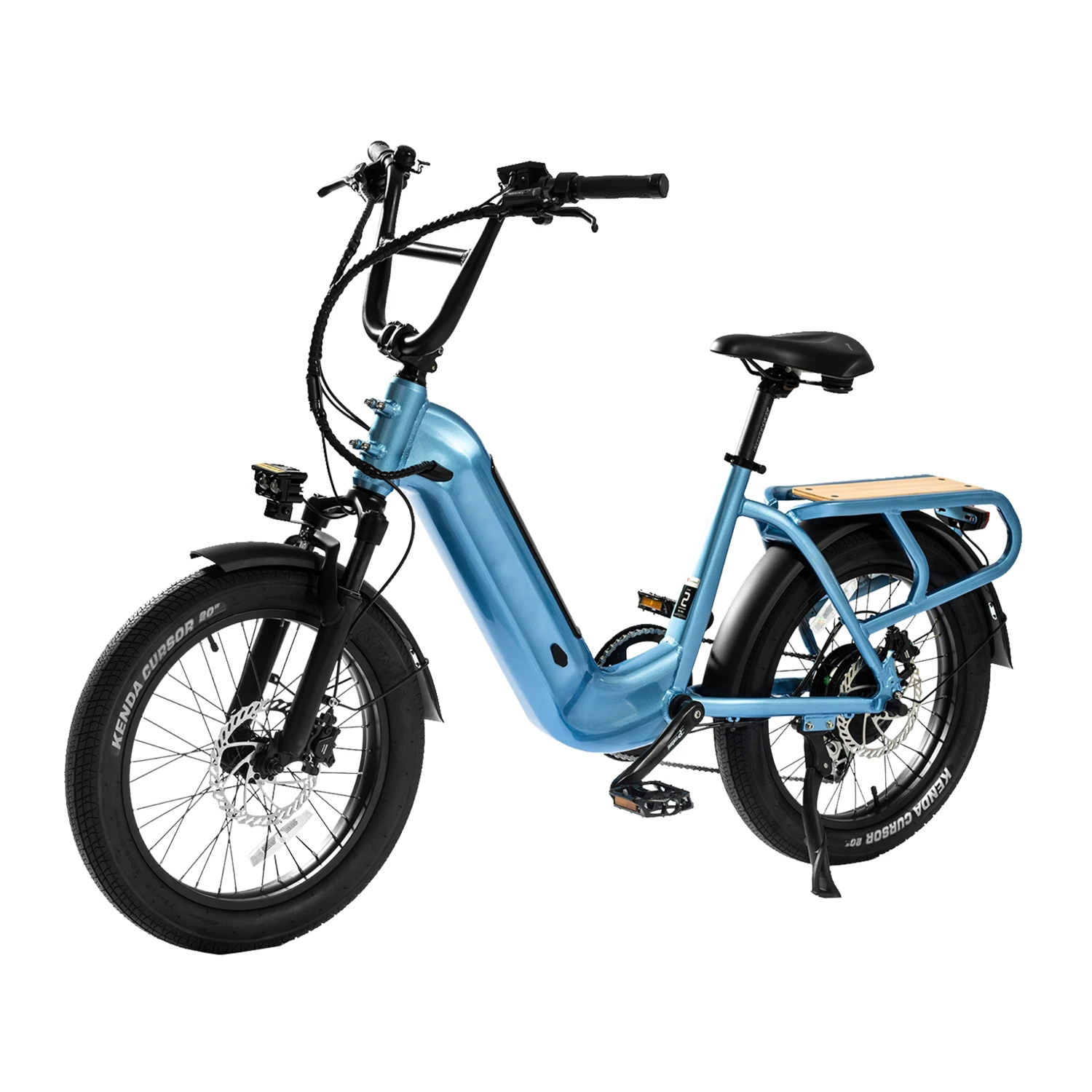 

STLF 20 Inch 500W Rear Motor Electric Bicycle with Hidden 52V/15Ah Lithium Battery 7 Speed Electric Bicycle