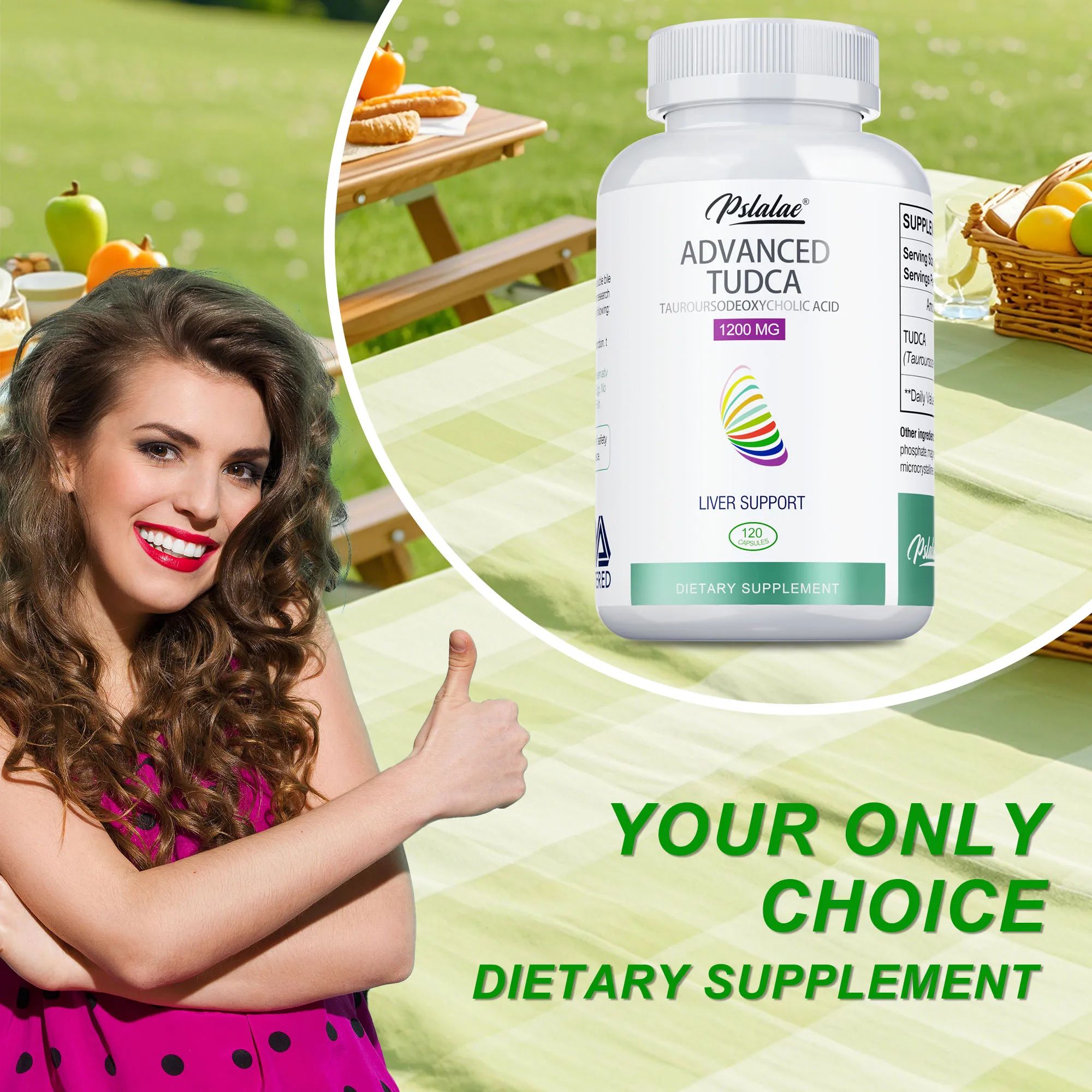 TUDCA Liver Capsules - Antioxidant, Skin Condition,  Supports Healthy Liver Function, Promotes Digestive Health,Improve Immunity