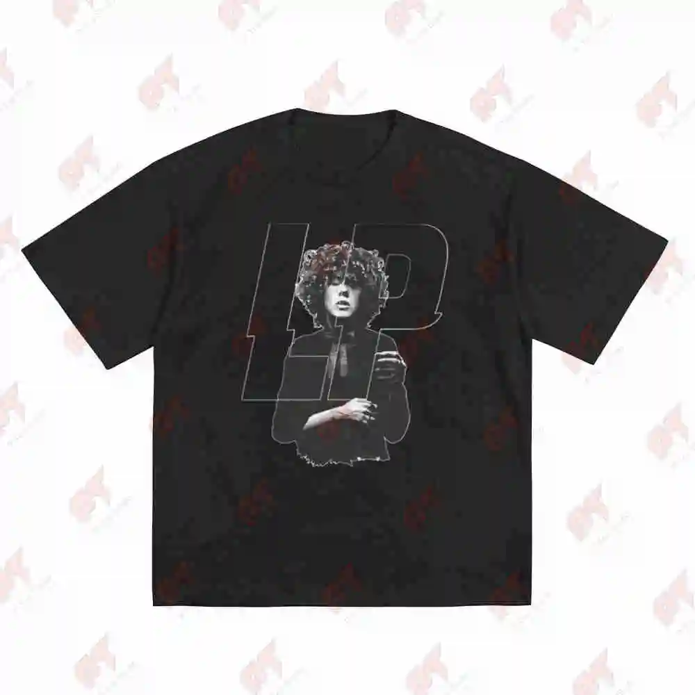 Laura Pergolizzi Active Logo Short Sleeve Tee 100% Cotton T-Shirt