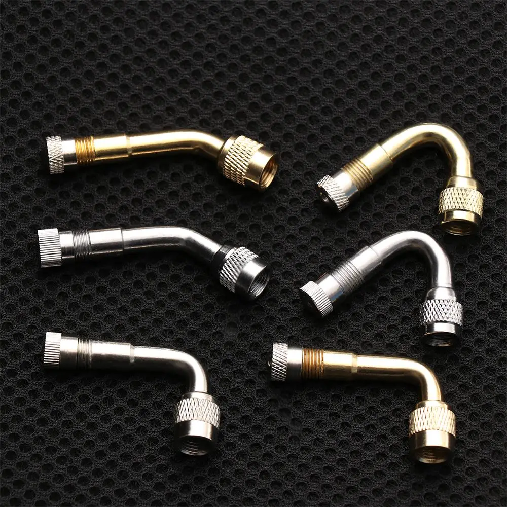 1 pc 45/90/135 Degree Angle Brass Air Tyre Valve Stem with Extension Adapter for Car Truck Motorcycle Cycling Valve Adapter