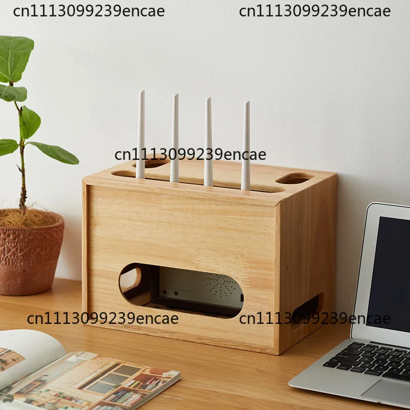Suitable for wireless wifi router storage box top box rack