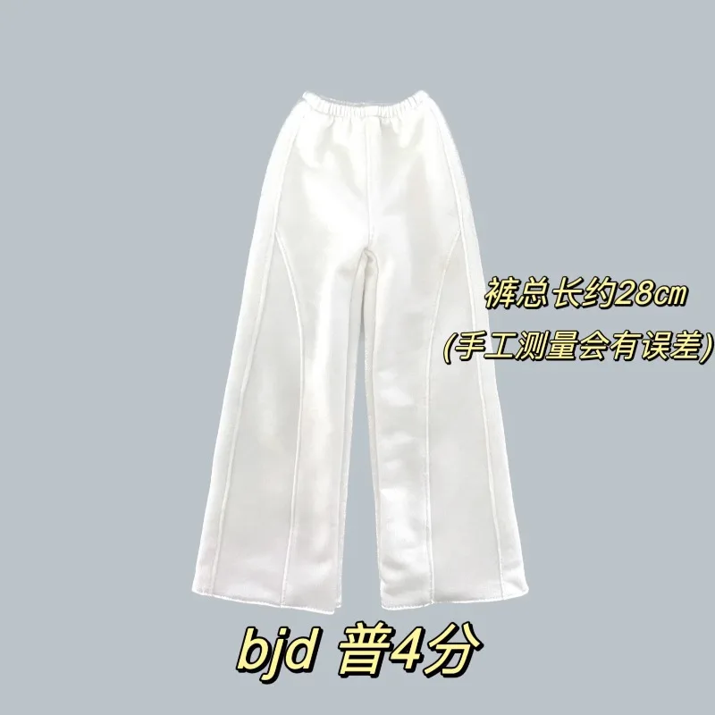 BJD  Sport Wide Leg Pants for Blyth OB24 1/6 1/4 1/3 Customized Doll Clothes Accessories CWB366